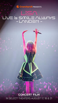 Lisa Live Is Smile Always poster art