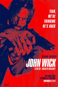 John Wick 10th Anniversary poster art