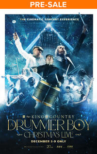 for KING + COUNTRY'S: A Drummer Boy Christmas LIVE poster art