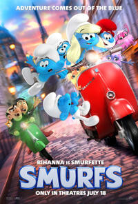 Smurfs poster art
