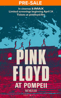 Pink Floyd at Pompeii - MCMLXXII poster art
