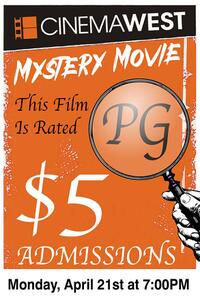CinemaWest Mystery Movie poster art
