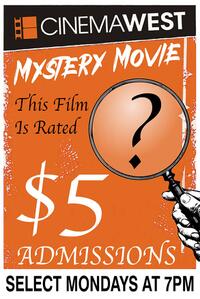 CinemaWest Mystery Movie poster art