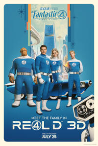 The Fantastic Four: First Steps XD RealD 3D Fan Event poster art