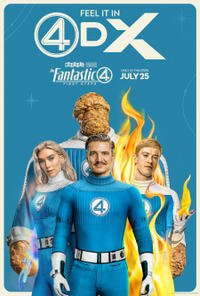 The Fantastic Four: First Steps 4DX Opening Night Fan Event poster art