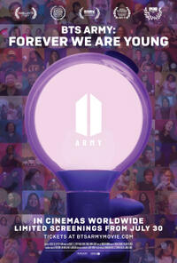 BTS ARMY: FOREVER WE ARE YOUNG poster art