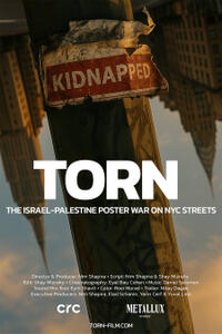 TORN: The Israeli-Palestine Poster War on NYC Streets poster art
