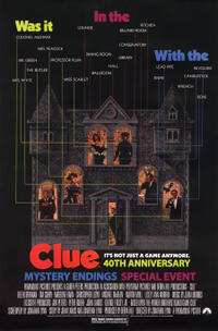 Clue 40th Anniversary poster art