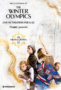 Milan Cortina Winter Olympics on NBC poster art