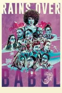 Poster art for "Rains Over Babel"