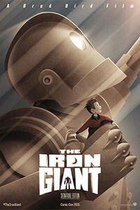 Poster art for "The Iron Giant."