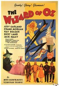 Poster art for "The Wizard of Oz"