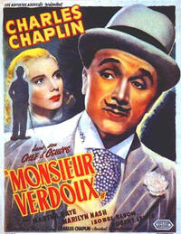 Poster art for "Monsieur Verdoux."