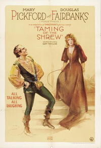 Poster art for "The Taming of the Shrew."