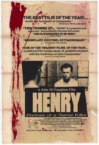 Poster art for "Henry: Portrait of a Serial Killer."