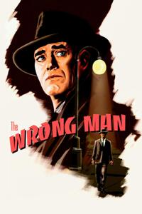 Poster art for "The Wrong Man"