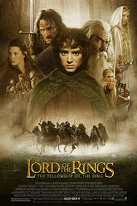 Poster art for "The Lord of the Rings: The Fellowship of the Ring."