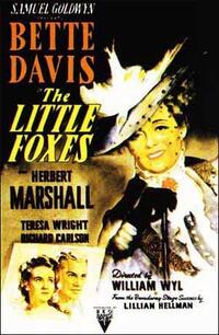 Poster art for "The Little Foxes."