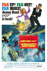 Poster art for "On Her Majesty's Secret Service."