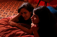 Nikohl Boosheri as Atafeh and Sarah Kazemy as Shireen in "The Circumstance."