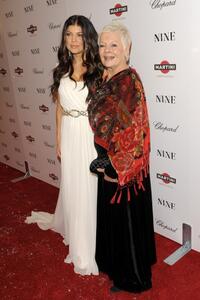Singer Fergie and Dame Judi Dench at the New York premiere of "Nine."