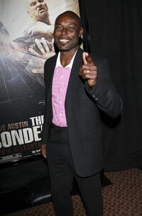 Actor Jimmy Jean-Louis at an L.A. screening of "The Condemned."