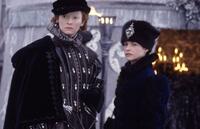 Tilda Swinton as Orlando and Charlotte Valandrey as Sasha in "Orlando."