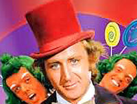 A scene from "Willy Wonka and the Chocolate Factory."