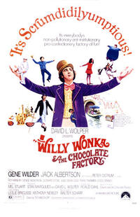 Poster art for "Willy Wonka and the Chocolate Factory."