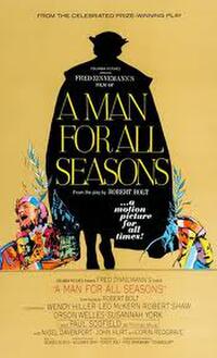 Poster art for "A Man for All Seasons."