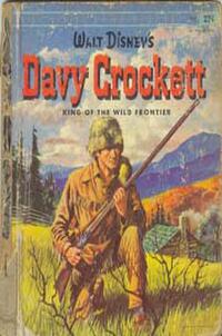 Poster art for "Davy Crockett, King of the Wild Frontier."