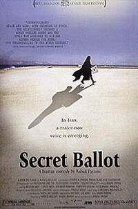 Poster art for "Secret Ballot."