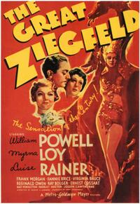 Poster art for "The Great Ziegfeld."