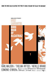 Poster art for "Birdman of Alcatraz."