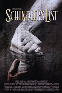 Poster art for "Schindler's List."