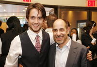 "The Invisible" star Justin Chatwin and director David Goyer at the Hollywood premiere.