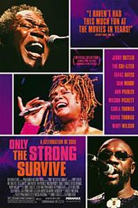 Poster art for "Only the Strong Survive."