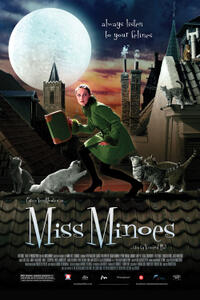 Poster art for "Miss Minoes."