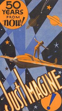 Poster art for "Just Imagine."