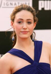 Emmy Rossum at the California premiere of "Speed Racer" - Arrivals.