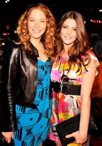 Rachelle LeFevre and Ashley Greene at the California premiere of "Push."