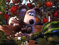 A scene from "Wallace & Gromit: The Curse of the Were-Rabbit."
