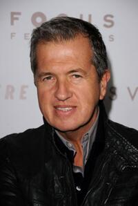 Designer Mario Testino at the California premiere of "Somewhere."