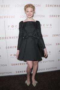 Elle Fanning at the California premiere of "Somewhere."