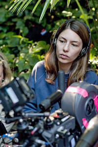 Filmmaker Sofia Coppola on the set of "Somewhere."