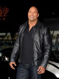 Dwayne Johnson at the California premiere of "Faster."