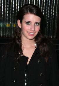 Emma Roberts at the after party of the New York premiere of "Lymelife."