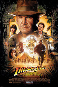 Poster art for "Indiana Jones and the Kingdom of the Crystal Skull."