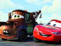 A scene from "Cars."