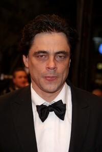 Benicio Del Toro at the premiere of "Che" during the 61st International Cannes Film Festival.